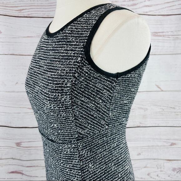 J. Crew black and cream fit and flare woven material dress - Picture 6 of 14